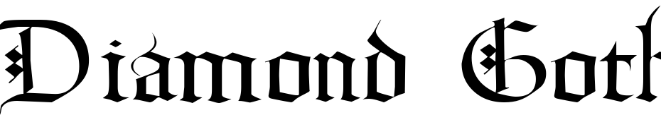 Diamond Gothic Font Download Free
